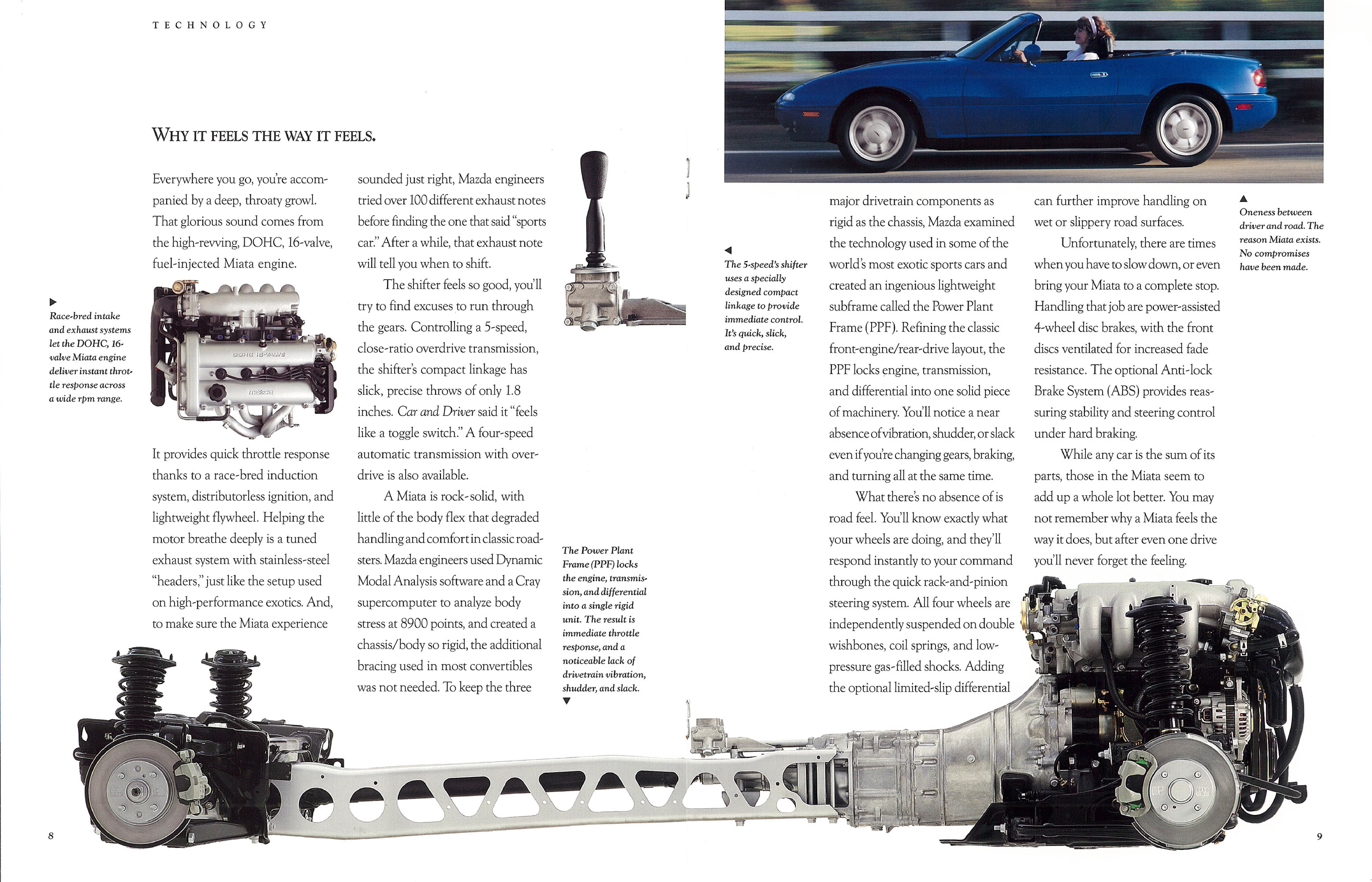 1992 Mazda MX-5 Brochure Page 8